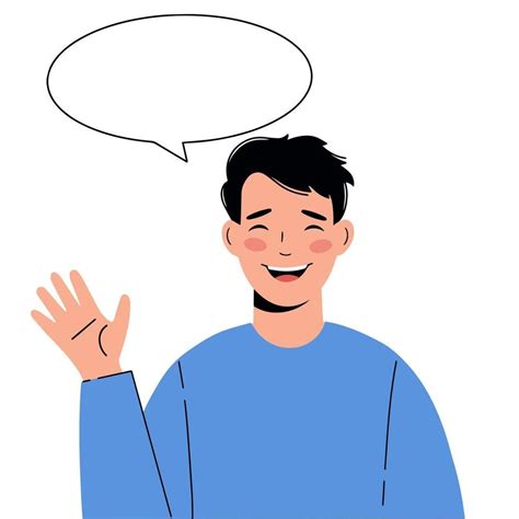 Hello Cartoon, Cartoon Man, Say Hi, Say Hello, Boy Character, Character ...