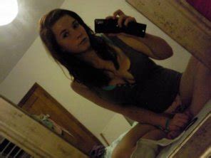 Clothed Brunette Legs Spread For Selfie Porn Pic