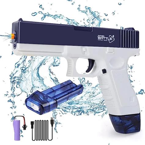 Armas De Agua Potentes - Arma De Água Glock G18 Pistola Elétrica 5m Potente Realista - Hype Loja ...