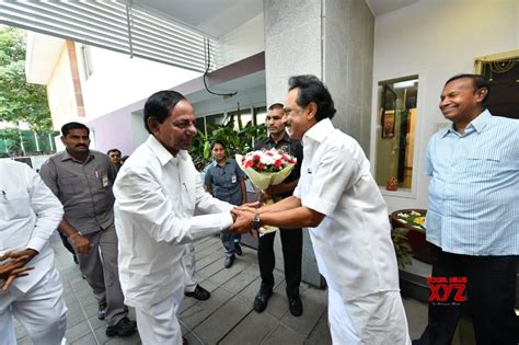 Chennai Telangana Cm Meets Dmk Leader Stalin Gallery Social News Xyz