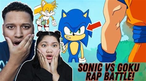 Sonic Vs Goku Rap Battle Couple Reacts Youtube