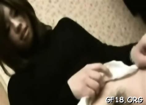 Wicked Brunette Cutie Is Drooling On Her Sex Toy