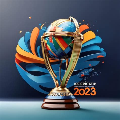 premium photo icc cricket world cup  text  background design