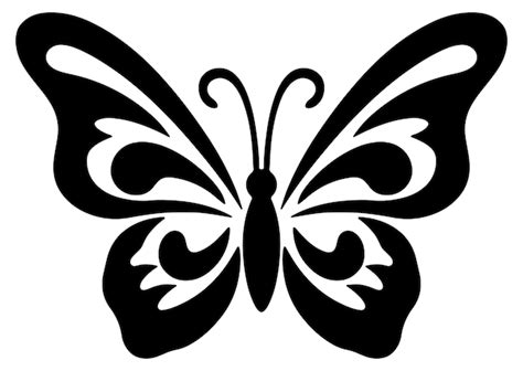 Silhueta De Borboleta Silhueta Vetor Borboleta Borboleta Decorativa