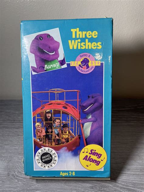 Barney The Backyard Gang Three Wishes Starring Sandy Duncan VHS