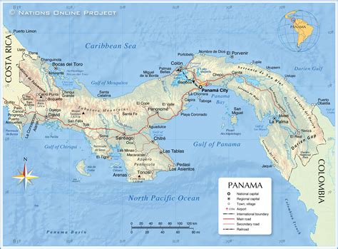 map of isthmus of panama 4