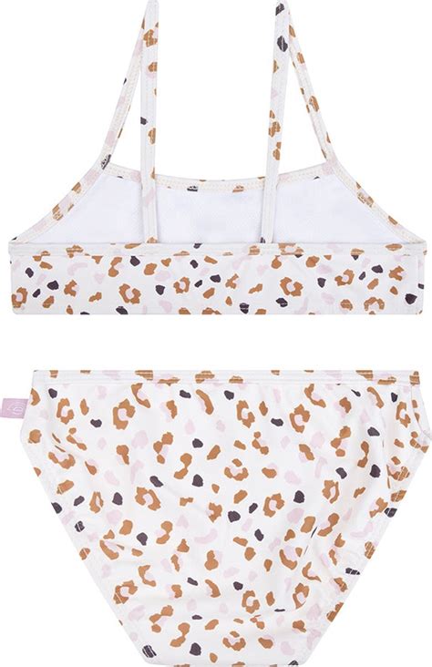 Swim Essentials Bikini Meisjes Zwemkleding Meisjes Kaki Panterprint Maat Bol