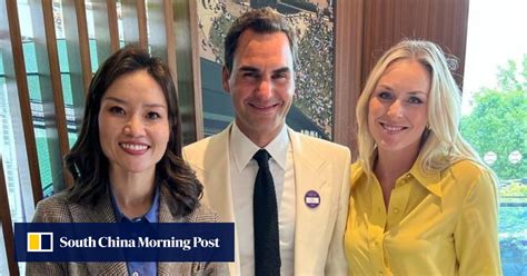 Li Na pictured with Roger Federer at Wimbledon as Chinese tennis legend ...