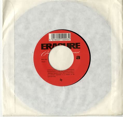 Erasure Crackers International Juke Box Uk Promo 7 Vinyl Single 7