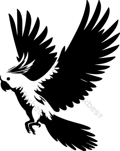 Parrot Silhouette Vector Clipart 06 Png Images Eps Free Download Pikbest