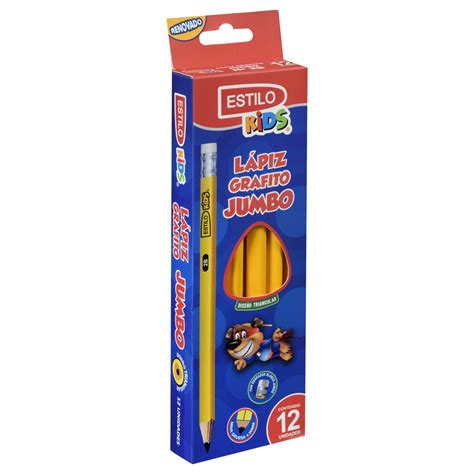 Pack 12 und Lápiz Grafito Estilo 2B Jumbo Triangular 924336