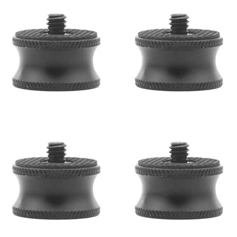 4X 3/8 to 1/4 Adapter Mini 3/8 Female to 1/4 Male Adapter Screw Mount