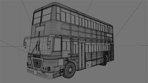 Brtc Double Decker 3d Model Cgtrader