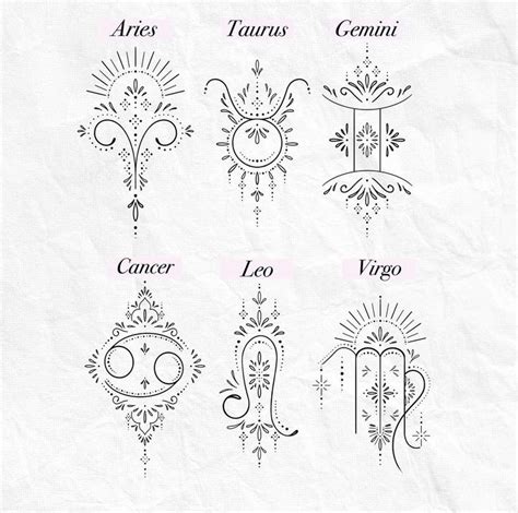 Astrology tattoos in 2024 | Taurus tattoos, Astrology tattoo, Horoscope ...