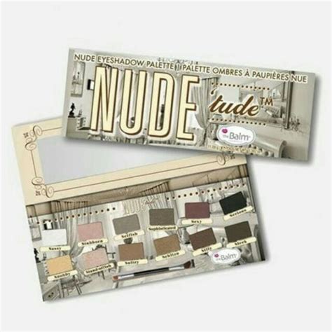 Jual The Balm New Eyeshadow Palette NUDE Dude Gray Shopee Indonesia