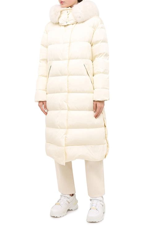 Женский белый пуховик ADD купить в интернет-магазине ЦУМ, арт. 2AW011