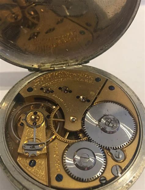 Antique Waltham Mass Pocket Watch Signed Fattorini and Sons, Bradford