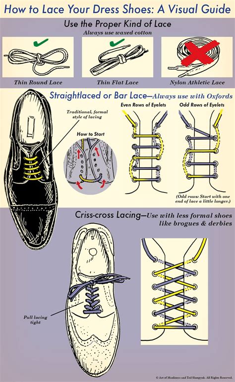 How To Lace Your Dress Shoes The Art Of Manliness