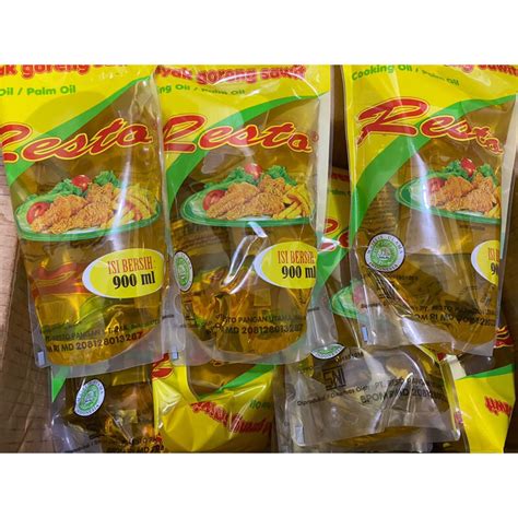 Jual Minyak Goreng Kemasan Resto 900ml Shopee Indonesia