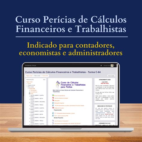 COMPRAR | Curso Perícias de Cálculos Financeiros e Trabalhistas