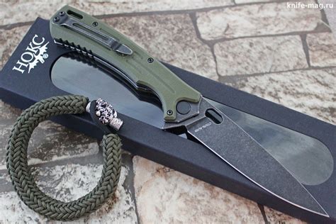 Купить нож Складной нож Майор AUS-8 Black Titanium, Нокс