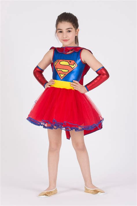 Super Girl Costume Girl Superhero Costume Super Girl Etsy