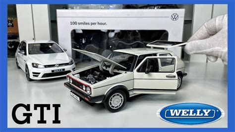 1 18 Volkswagen Golf Mk1 GTI Pirelli Edition Welly Dealer Edition