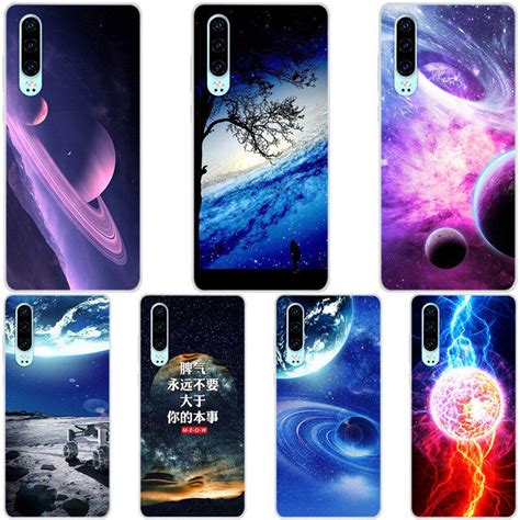 Buy Silicone Phone Case Carton Starry Sky Moon Painted Soft Full Back