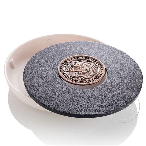 Чабань круглая каменная с белым поддоном Перерождение Дракона в ...