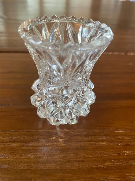 Vintage Glass Pineapple Shaped Toothpick Holder Etsy