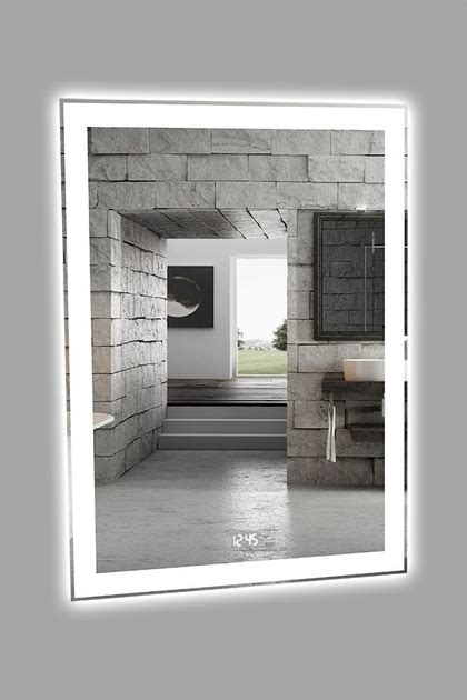 Зеркало Diamond с LED-подсветкой (120 х 60) и часами – фото, отзывы ...
