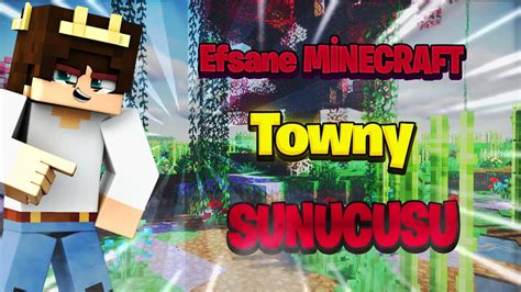 Türk Towny Sunucu Tanıtımı Dünya Haritalı BerkCraft Minecraft