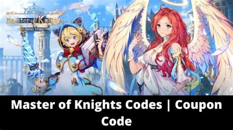 Master Of Knights Codes Wiki Coupon Code [january 2025] Mrguider