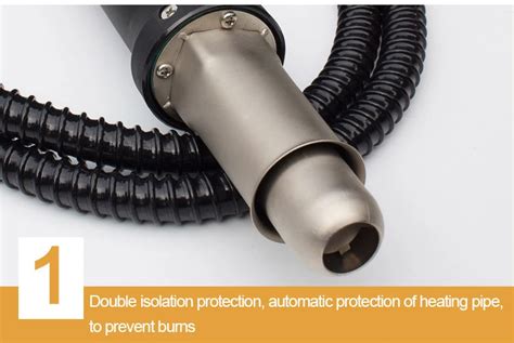 Split Plastic Hot Air Gun Welding Torch 1600W PVC PE PP Sheet Welding Gun Products From
