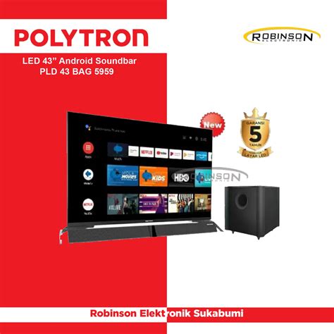 Led Tv Inch Polytron Pld Bag Android Soundbar Lazada Indonesia