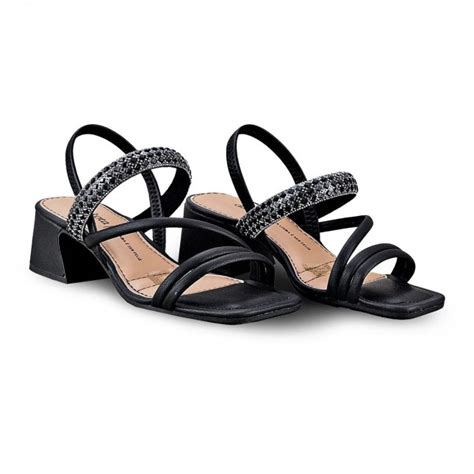 Sandália Dakota Salto Baixo - Sandália Dakota Salto Baixo Strass Y9492 | Margil Calçados