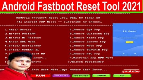 Android Fastboot Reset Tool 2021 One Click Frp Bypass Tool YouTube