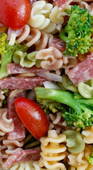Broccoli and Salami Pasta Salad | Salami recipes