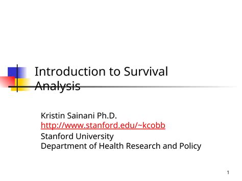 Introduction to Survival Analysis in statistics, Kaplan Meier | PPT