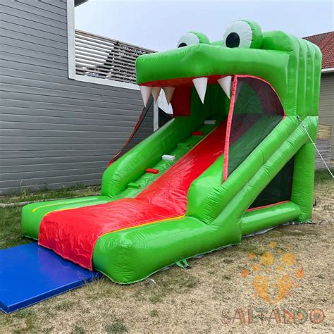Hoppeslott Krokodille sklie 3 meter | Saltando Event og utleie av ...