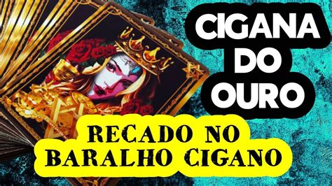 A CIGANA TEM UM RECADO NO BARALHO CIGANO YouTube