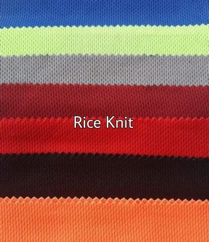 100 Polyester Rice Knit Fabric Gsm 150 200 At ₹ 185kg In Ludhiana Id 17645469012