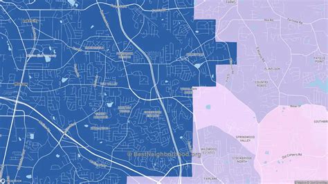 Rex, GA Political Map – Democrat & Republican Areas in Rex ...