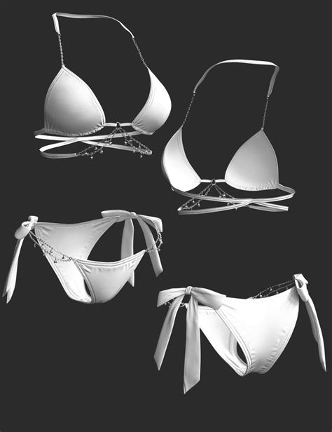 X Fashion Chic Bikini For Genesis 8 Female S Daz 3D