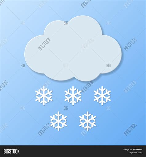 Weather Icons. Snowy Vector & Photo (Free Trial) | Bigstock