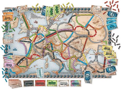 Настольная игра Ticket to Ride: Europe (ENG) / Билет на Поезд: Европа ...