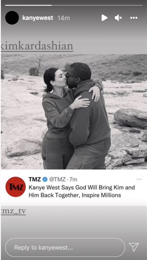 Kanye West Shares Photo Of Him Kissing Ex Kim Kardashian As Her Romance