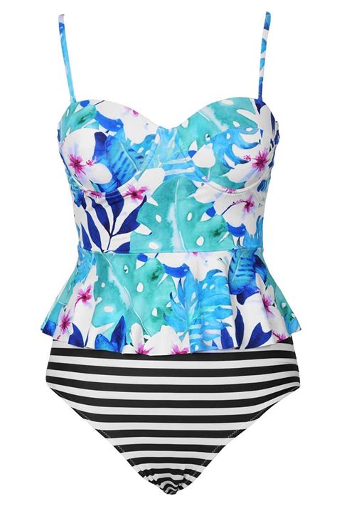 Glowing Up Floral Bikini Set