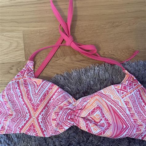 Bikini Top Selfridges Miss Pap Plt Depop