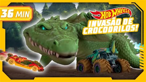 Hot Wheels City Vs Crocodrilos Perigosos Carros Hot Wheels Monster Trucks Em Portugu S
